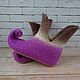 Order 'Magic elf slippers' woolen felted ankle boots on the sole. WOOLY COUTURE Svetlana. Livemaster. . Slippers Фото №3
