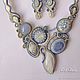 "Drops" necklace in soutache technique. Jewelry Sets. ART-Lati. Online shopping on My Livemaster.  Фото №2