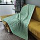 Knitted plaid bedspread on the sofa and bed, a gift for the new year. Bedspreads. komarovanata. Online shopping on My Livemaster.  Фото №2