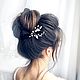 Hairstyle decoration with rhinestones and leaves. Hair Decoration. Wedding jewelry hair pins. My Livemaster. Фото №5