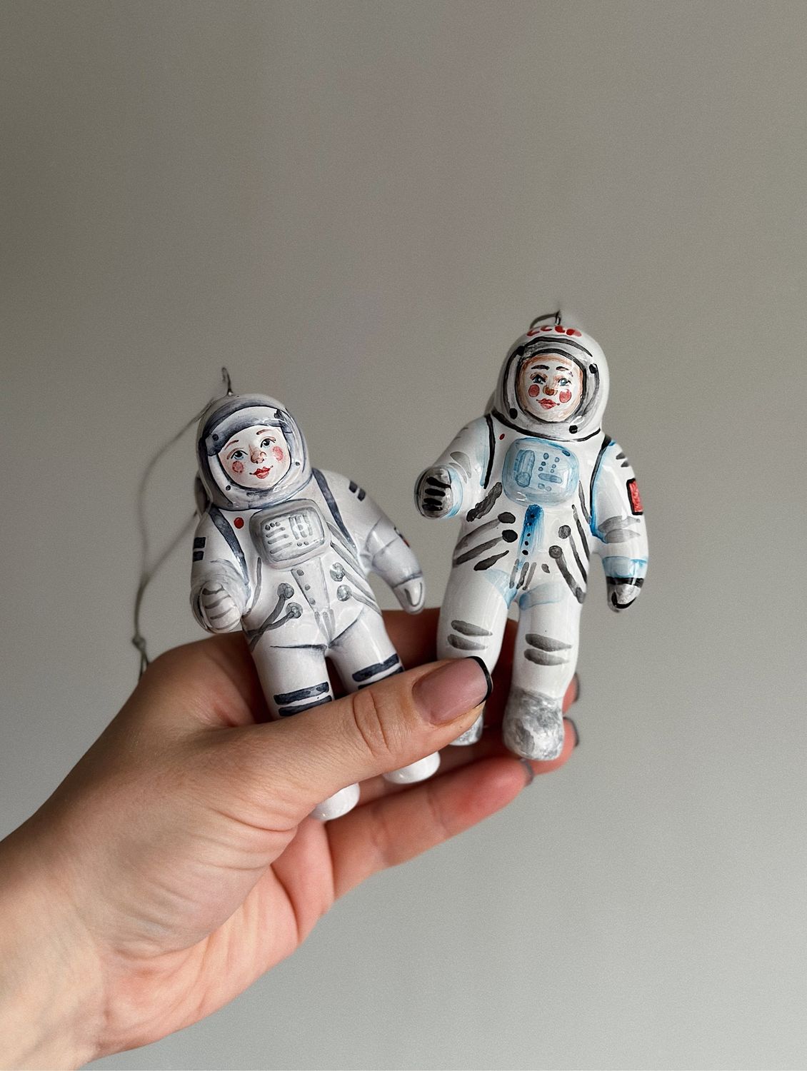 Космонавт игрушка майолика ,10 см в интернет-магазине на Ярмарке ...