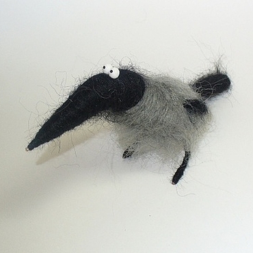 Куклы и игрушки ручной работы. Ярмарка Мастеров - ручная работа Ворона. Handmade.