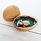 Souvenir miniature ' Turtle in a nutshell'. Figurine. Katy_Barysheva. Online shopping on My Livemaster.  Фото №2