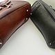 Сумка кожаная " По мотивам известного бренда". Классическая сумка. Leather accessories. Ярмарка Мастеров.  Фото №5