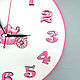 Детские часы для девочки розовая карета подарок для девочки. Часы классические. Irina Christmas Decor. Ярмарка Мастеров.  Фото №4