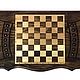 Backgammon handmade 'Lions' Art. .034. Backgammon and checkers. Gor 'Derevyannaya lavka'. My Livemaster. Фото №4