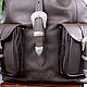 Men's leather backpack ' Mister and Mississippi». Men\\\'s backpack. CRAZY RHYTHM bags (TP handmade). My Livemaster. Фото №6