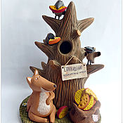 Для дома и интерьера handmade. Livemaster - original item Sing, Svetik, do not be ashamed! Tree rings. Ceramics. Handmade.