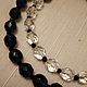 Order beads: Necklace-Beads ' Black crystal'. Rimliana - the breath of the nature (Rimliana). Livemaster. . Beads2 Фото №3