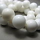 White agate beads 10mm smooth ball. Beads1. Elena (luxury-fittings). My Livemaster. Фото №4