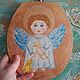  Wooden angel with a toy. Pictures. kdushi. Online shopping on My Livemaster.  Фото №2