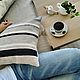 Decorative pillow ' Stripes'. Pillow. текстиль для дома и отдыха DUNE&PINE. Online shopping on My Livemaster.  Фото №2