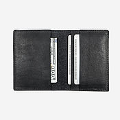 Сумки и аксессуары handmade. Livemaster - original item Wallet leather black. Handmade.