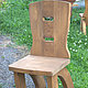 Chair wood solid cedar Medieval, Chairs, Turochak,  Фото №1