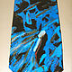 Everest tie, author's painting made of 100% silk. Ties. Exclusive hand painted. My Livemaster. Фото №5