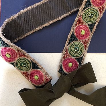 Аксессуары ручной работы. Ярмарка Мастеров - ручная работа Пояс кушак. Handmade.