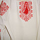 Order Women's Slavic dress with embroidery 'Bereginya'. KubanLad. Livemaster. . People\\\'s shirts Фото №3