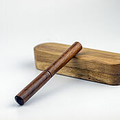 Канцелярские товары handmade. Livemaster - original item Diplomat fountain pen made of solid sapele in a wooden case. Handmade.