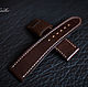 Подарок мужчине - ремешок для часов, кожа. Ремешок для часов. GM Leather. Ярмарка Мастеров.  Фото №4