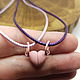Pink Heart pendant made of two halves. Pendants. Selberiya shop. My Livemaster. Фото №4