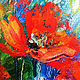 Order 'The movement in the Flow' - author's picture with poppies oil on canvas. Multicolor Gallery. Livemaster. . Pictures Фото №3