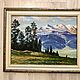 "Горы". 30 х 40 см. Холст, масло. Продаётся без рамы. Картины. ZAGART. Интернет-магазин Ярмарка Мастеров.  Фото №2