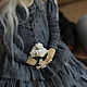 interior doll: A unicorn in a blueberry dress. Interior doll. Irina Sayfiydinova (textileheart). My Livemaster. Фото №5