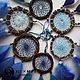 Order Dreamcatcher blue in assortment, about 15 cm. ArtLesinao. Livemaster. . Dream catchers Фото №3