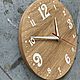 Часы настенные из дуба. Часы классические. FridayWood - мастерская мебели. Ярмарка Мастеров.  Фото №5