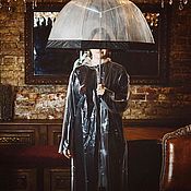 Одежда handmade. Livemaster - original item Raincoats transparent Raincoat with hood, St. Petersburg Moscow, tailoring St. Petersburg. Handmade.