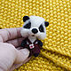 Brooch pin: Panda, Brooches, Novokuznetsk,  Фото №1