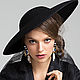 Order Wide-brimmed hat in the style of Dior. Exclusive HATS. LANA ANISIMOVA.. Livemaster. . Hats1 Фото №3