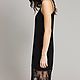 Dress-combination of black silk with lace. Dresses. Yana Levashova Fashion. Online shopping on My Livemaster.  Фото №2