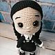 Кукла Уэнсдей Адамс.Wednesday Addams.Вещь. Интерьерная кукла. Olfeya.toys. Ярмарка Мастеров.  Фото №4