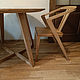 Круглый стол из дерева. Кухонная мебель. Gusarrow Workshop. Интернет-магазин Ярмарка Мастеров.  Фото №2