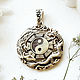Yin Yang pendant, Phoenix and Dragon silver 925 (P31), Pendant, Chelyabinsk,  Фото №1