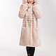 Muton fur coat with cross stripes 'Yakutyanka'. Childrens outerwears. Kids fur coat. My Livemaster. Фото №4