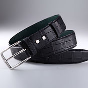 Аксессуары handmade. Livemaster - original item Genuine Crocodile Leather Belt IMA3400BVG55. Handmade.