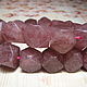 Strawberry quartz large beads 16h14 mm. Beads1. Elena (luxury-fittings). My Livemaster. Фото №4