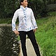 Felted jacket 'Gzhel', Klimkin Galina. Suit Jackets. Galina Klimkina (gala-klim). Online shopping on My Livemaster.  Фото №2