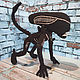 Чужой (Ксеноморф, Alien). Амигуруми куклы и игрушки. Тигрушка-Игрушка (Марина). Ярмарка Мастеров.  Фото №4