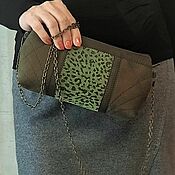 Сумки и аксессуары handmade. Livemaster - original item Erica khaki cross-body, small handbag, summer women`s bag, 202. Handmade.