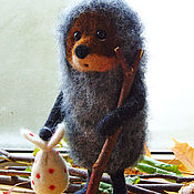 Куклы и игрушки handmade. Livemaster - original item hedgehog in the fog. Handmade.
