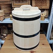Посуда handmade. Livemaster - original item The cedar tub for 40 litres of pickles. Bath tub. Art.17007. Handmade.
