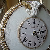 Настенные часы Вальс в розовом Рококо