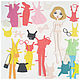 Заказать Бумажная кукла с одеждой, Игровой набор для девочки, Paper doll,. RU-LANAS (Светлана Рудакова). Ярмарка Мастеров. . Интерьерная кукла Фото №3