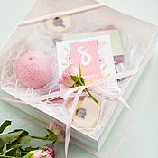 Косметика ручной работы handmade. Livemaster - original item Gift set for girls women any holiday pink. Handmade.