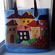 Bag of felt 'Houses', Classic Bag, Liski,  Фото №1