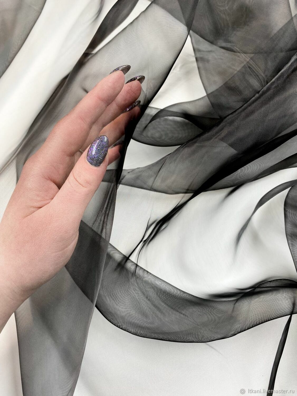 Органза лёгкая, прозрачная, матовая купить в интернет-магазине Ярмарка ...