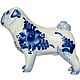 Porcelain figurine figurine for interior gzhel dog breed Pug. Figurines. Moscow Kerry (porcelaindogs). Online shopping on My Livemaster.  Фото №2